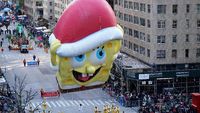 Gemas! Spongebob Hingga Pikachu Ramaikan Parade Thanksgiving di AS
