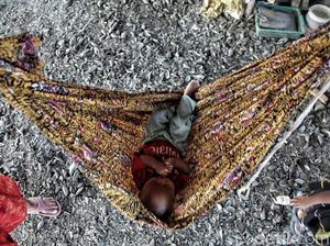 Potret Anak-anak di Permukiman Kumuh Muara Angke