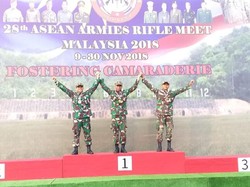 Kontingen TNI AD Pimpin Klasemen Sementara Lomba Tembak Se-ASEAN