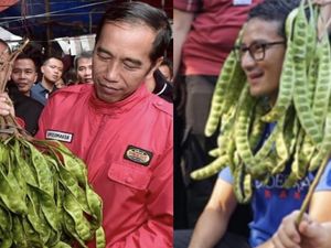 Jokowi-Sandiaga Bersahutan dari Pasar Jokowi-Sandiaga Bersahutan dari Pasar