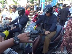 Pakai Skutik Bongsor, Gubernur Sulsel Kampanye Berkendara Aman