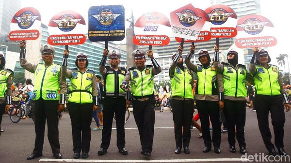 Polisi Luncurkan Tilang Elektronik di Bundaran HI