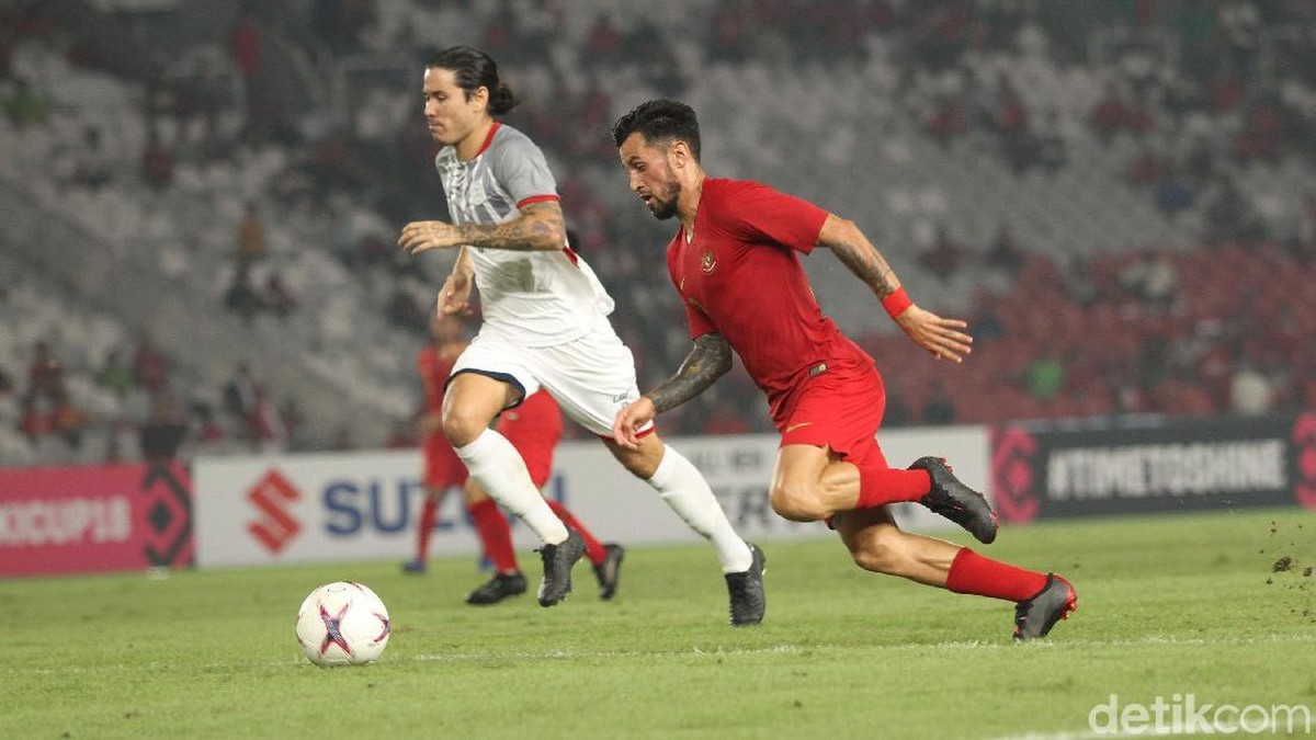 Filipina dampingi Thailand ke semifinal Piala AFF 2018. (Foto: Rifkianto Nugroho)