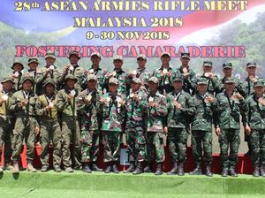 Raih 32 Emas, TNI AD Optimistis Jadi Juara Umum di AARM 2018