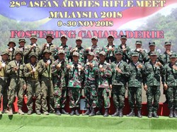 Raih 32 Emas, TNI AD Optimistis Jadi Juara Umum di AARM 2018