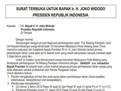 Tuntut Ganti Rugi, Warga Terdampak Tol Pandaan-Malang Surati Presiden