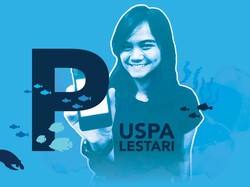 Swietenia Puspa Lestari, Sambil Menyelam Bersihkan Sampah Plastik