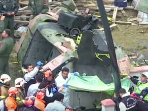 Video: Helikopter Turki Jatuh di Tengah Permukiman Warga
