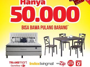 Cuma Rp 50 Ribu, Bawa Pulang Furnitur Ini di Index Living Mall