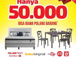 Cuma Rp 50 Ribu, Bawa Pulang Furnitur Ini di Index Living Mall