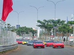 Brumm, Ferrari Buat Sesak BSD Tangerang