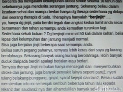 Viral Jinjit 50 Kali Sehari Sembuhkan Stroke, Ini Tanggapan Dokter