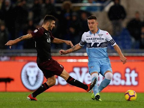Lazio vs Milan Imbang 1-1, Gol Injury Time Buyarkan Keunggulan Rossoneri