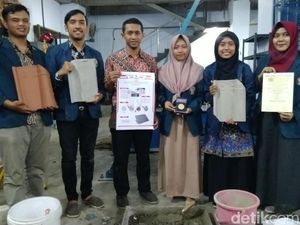 Ciptakan Genteng Antigempa, 5 Mahasiswa Undip Juara di Jerman Ciptakan Genteng Antigempa, 5 Mahasiswa Undip Juara di Jerman