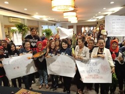 Dukung Jokowi, Kelompok Emak-emak Ini Kampanyekan Harga Sayur Murah