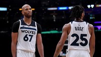 Menurut Global Sports Salaries Survey Sporting Intelligence, Minnesota Timberwolves menempati peringkat ke-12 usai membayar gaji pemain utamanya per tahun rata-rata mencapai 6,48 juta pound sterling atau sekitar Rp 120 miliar. (Foto: Harry How/Getty Images)