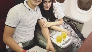 Momen Kulineran Romantis Angbeen Rishi yang Baru Dilamar Adly Fairuz
