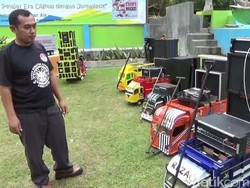 Gemas, Miniatur Truk di Pasuruan Ini Dilengkapi Sound System Mini