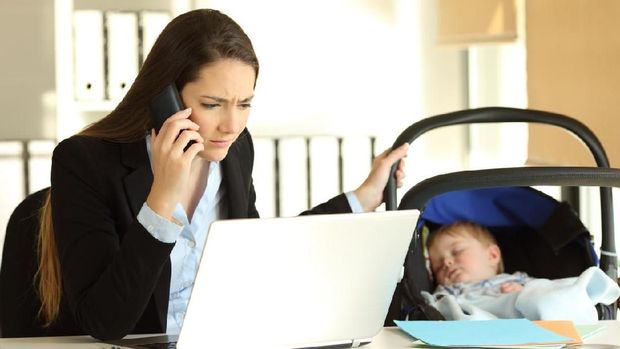 Ibu bawa anak ke kantor