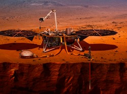 Hebat! Robot InSight Sukses Mendarat di Planet Mars