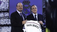 Rafael Benitez meneruskan tongkat kepelatihan Ancelotti. Dikontrak sampai 2018, Benitez hanya bertahan dalam hitungan bulan saja sebelum angkat kaki di Januari 2016. Foto: Gonzalo Arroyo Moreno/Getty Images