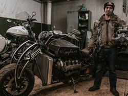 Gokil! Motor Ini Gendong Mesin V8 dari Mobil Mewah