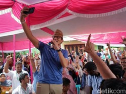 Sandiaga Terenyuh Kades yang Ikut Kampanye Dijadikan Tersangka