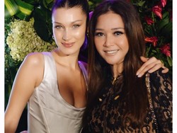 Hadiri Acara Bersama, Maia Estianty Makan Bareng Bella Hadid