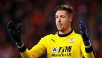 Wayne Hennessey bikin para pemain Manchester United frustrasi. Kiper Crystal Palace itu bikin lima penyelamatan yang membuat skor imbang 0-0. (Jason Cairnduff/Reuters)