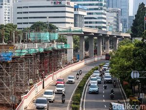 Hingga Akhir 2018, Proyek LRT Jabodebek Sudah Setengah Jadi