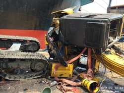 Pekerja Tewas Tertimpa Backhoe di Pelabuhan Indah Kiat Cilegon