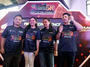 Glowing Night Run Jadi Ajang Pergaulan Antar Milenials