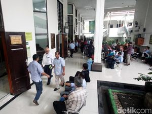Suasana PN Jakarta Selatan Pasca OTT KPK