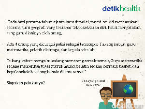 Pecahkan Riddle Misteri Ini untuk Uji Ketajaman Otakmu