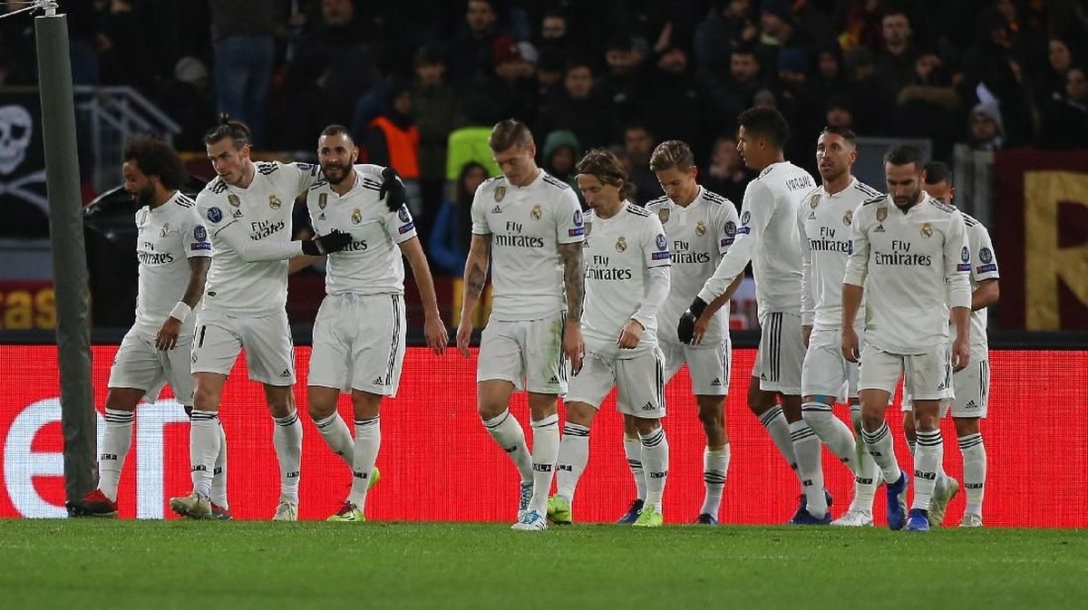 Real Madrid mengalahkan AS Roma untuk lolos ke babak 16 besar Liga Champions (Foto: Paolo Bruno/Getty Images)
