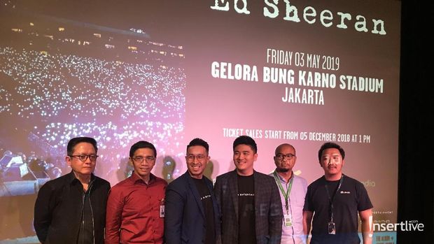 Pihak Manajeman dan Promotor Ed Sheeran