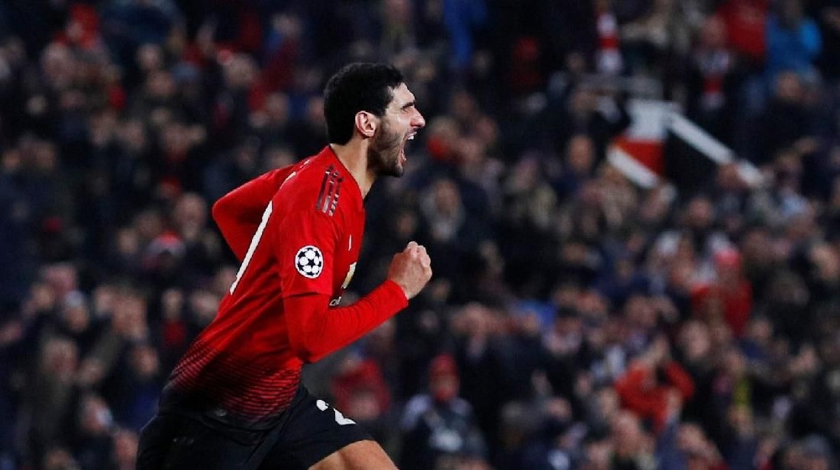 Pemain Manchester United, Marouane Fellaini. (Foto: Reuters)