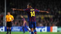 Pemain yang pernah berkostum Monaco, Arsenal, dan Barcelona, Thierry Henry, juga masuk dalam daftar elite tersebut. Dia mengoleksi 50 gol dan baru saja dilewati Robert Lewandowski. (Jasper Juinen/Getty Images)