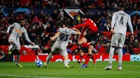 Pada laga yang dihelat di Old Trafford, Rabu (28/11/2018) dini hari WIB itu, MU mengalami kesulitan. Phil Noble/Reuters.