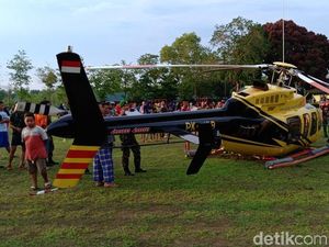 Kronologi Heli Mendarat Darurat di Sulsel