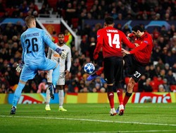 Setan Merah harus menunggu sampai menit terakhir untuk mencetak gol semata wayang di laga ini. Phil Noble/Reuters.