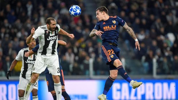 Juventus sempat kesulitan membobol gawang Valencia.