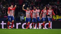 Dari Grup A, Atletico Madrid memastikan tiket ke babak 16 besar usai menang 2-0 atas AS Monaco. Foto: David Ramos/Getty Images