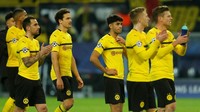 Borussia Dortmund menempati urutan ke-11 dengan mencetak 10 gol dari 6 laga di fase grup Liga Champions. (Foto: Leon Kuegeler/Reuters)