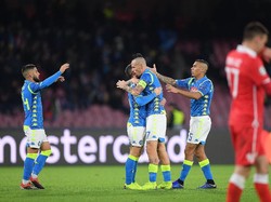 Hasil Liga Champions: Atasi Red Star, Napoli Puncaki Grup C