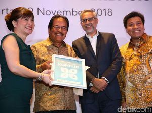 Sofyan Djalil Hadiri Peluncuran Buku Penanganan Konflik Berbasis Lahan