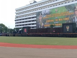 Sertijab KSAD Andika Perkasa, Menko Polhukam-Kapolri Hadir