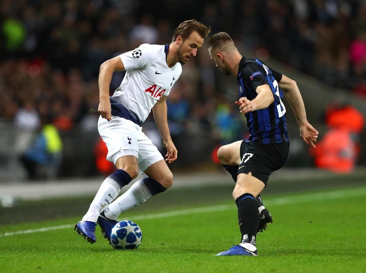 Tottenham Hotspur masih bermain imbang 0-0 dengan Inter Milan di babak pertama matchday kelima Liga Champions. (Foto: Dan Istitene/Getty Images)