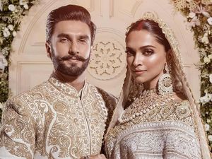 Gelar Pesta Pernikahan Kedua, Deepika Padukone Mewah Bergaun Putih-Emas