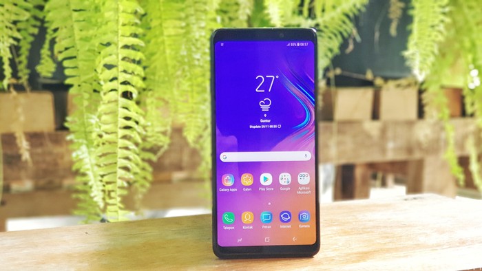 Galaxy A9. Foto: Adi Fida Rahman/detikINET